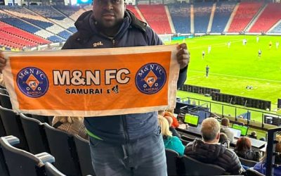 M&N FC CEO Display Club Souvenir In Scotland