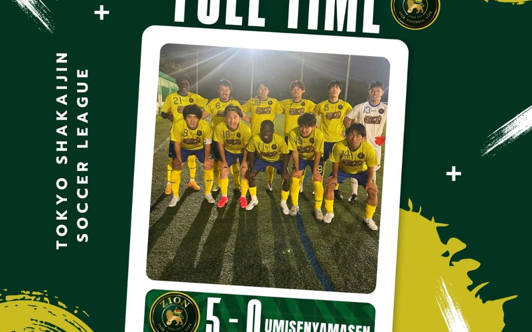Tokyo League: Zion FC Climbs To Top Of The Table